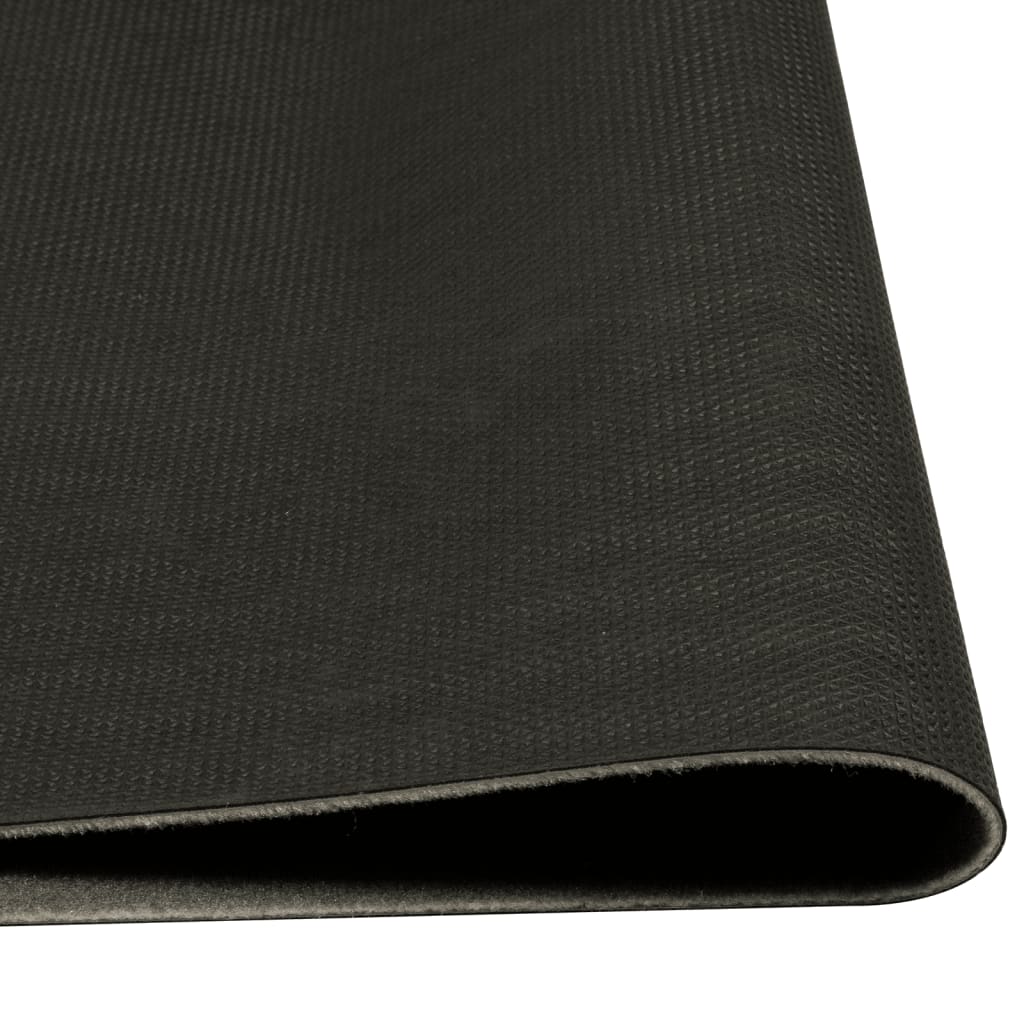 vidaXL Covor de bucătărie lavabil Morning, negru, 60x180 cm, catifea vidaXL Covor de bucătărie lavabil Morning, negru, 60x180 cm, catifea