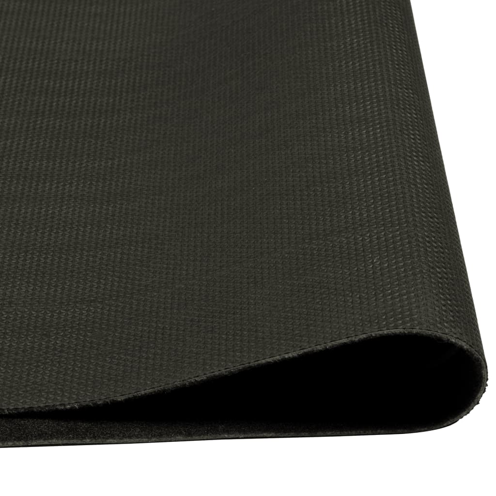 vidaXL Covor de bucătărie lavabil, cană, negru, 60x300 cm, catifea vidaXL Covor de bucătărie lavabil, cană, negru, 60x300 cm, catifea