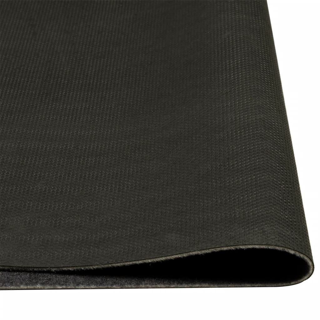 vidaXL Covor de bucătărie lavabil Wine, gri, 60x300 cm, catifea vidaXL Covor de bucătărie lavabil Wine, gri, 60x300 cm, catifea