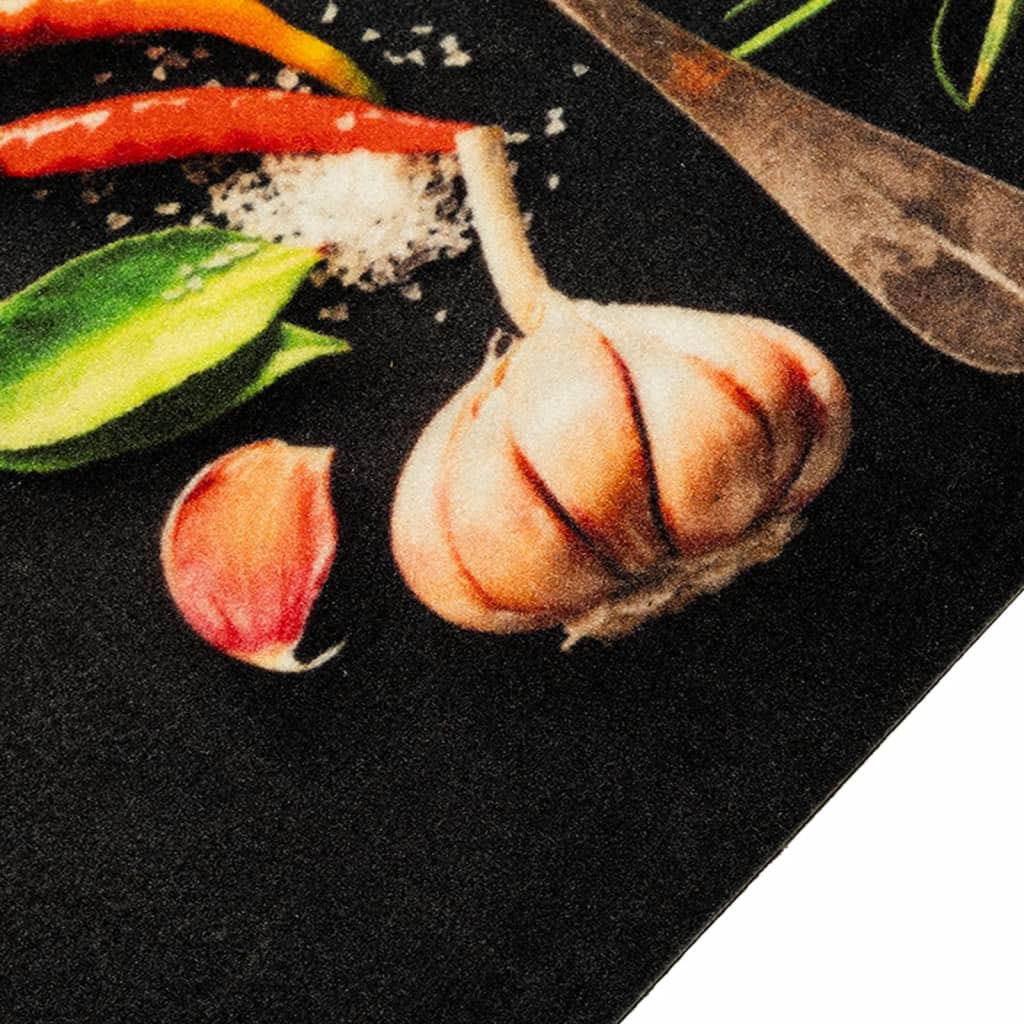 vidaXL Covor de bucătărie lavabil Spices, 45x150 cm, catifea vidaXL Covor de bucătărie lavabil Spices, 45x150 cm, catifea