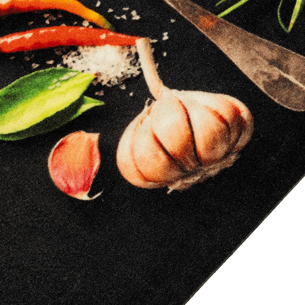 vidaXL Covor de bucătărie lavabil Spices, 60x300 cm, catifea vidaXL Covor de bucătărie lavabil Spices, 60x300 cm, catifea