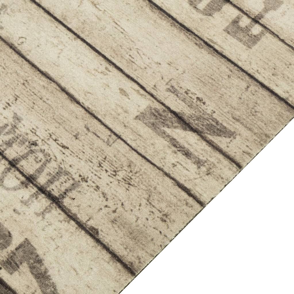 vidaXL Covor de bucătărie lavabil, imprimeu gard, 60x300 cm, catifea vidaXL Covor de bucătărie lavabil, imprimeu gard, 60x300 cm, catifea
