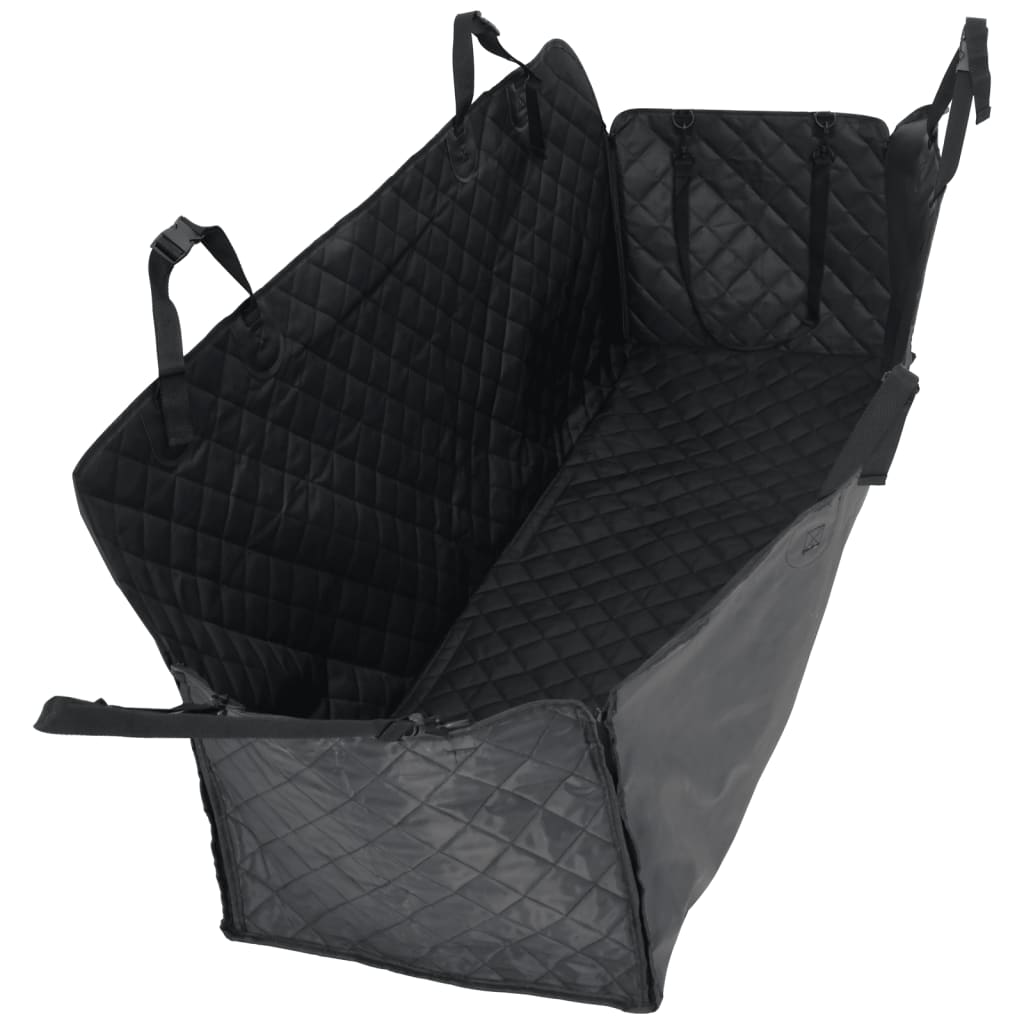 vidaXL Husă scaun auto pentru câini, negru, 137x46x50 cm vidaXL Husă scaun auto pentru câini, negru, 137x46x50 cm