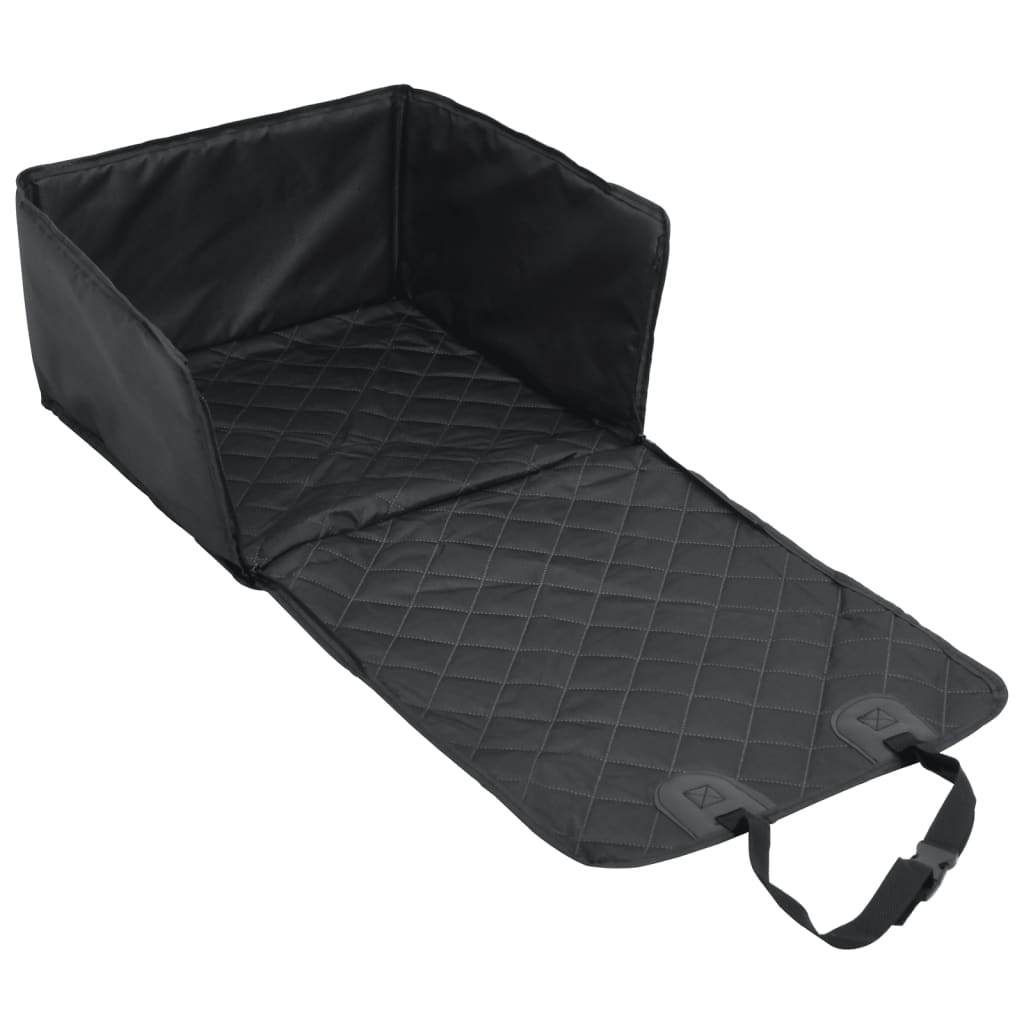 vidaXL Scaun auto pentru câini, negru, 45x45x25/55 cm vidaXL Scaun auto pentru câini, negru, 45x45x25/55 cm
