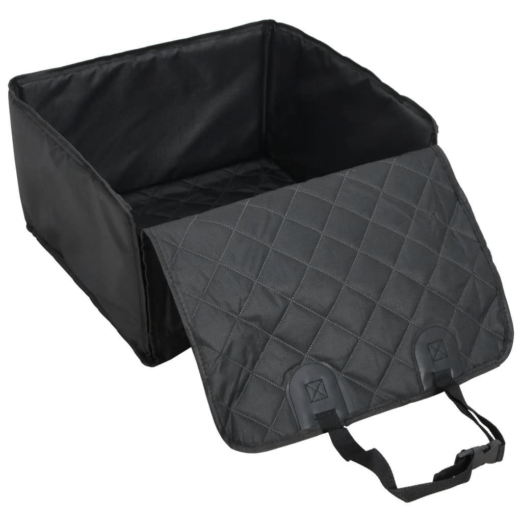 vidaXL Scaun auto pentru câini, negru, 45x45x25/55 cm vidaXL Scaun auto pentru câini, negru, 45x45x25/55 cm