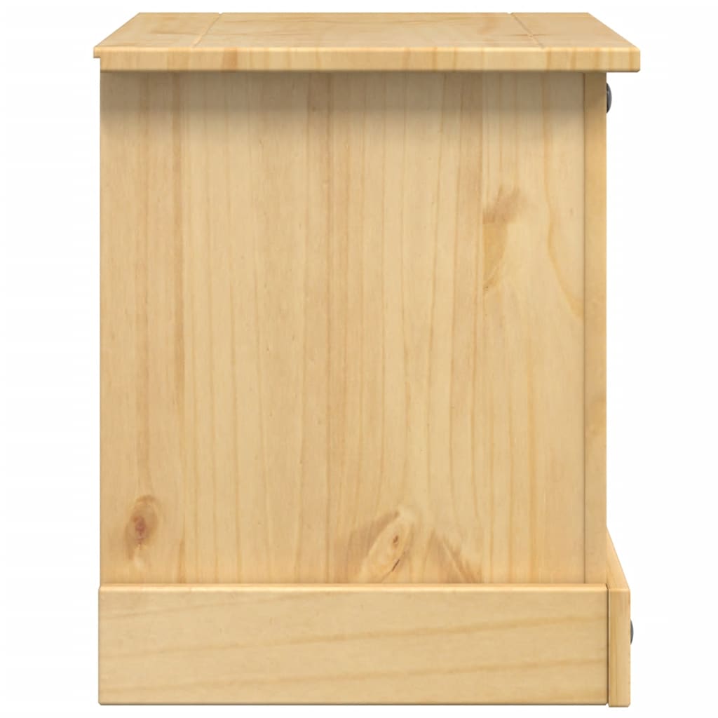 vidaXL Noptieră Corona, 53x39x50 cm, lemn masiv de pin vidaXL Noptieră Corona, 53x39x50 cm, lemn masiv de pin