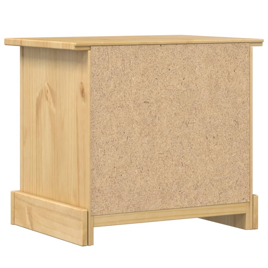 vidaXL Noptieră Corona, 53x39x50 cm, lemn masiv de pin vidaXL Noptieră Corona, 53x39x50 cm, lemn masiv de pin