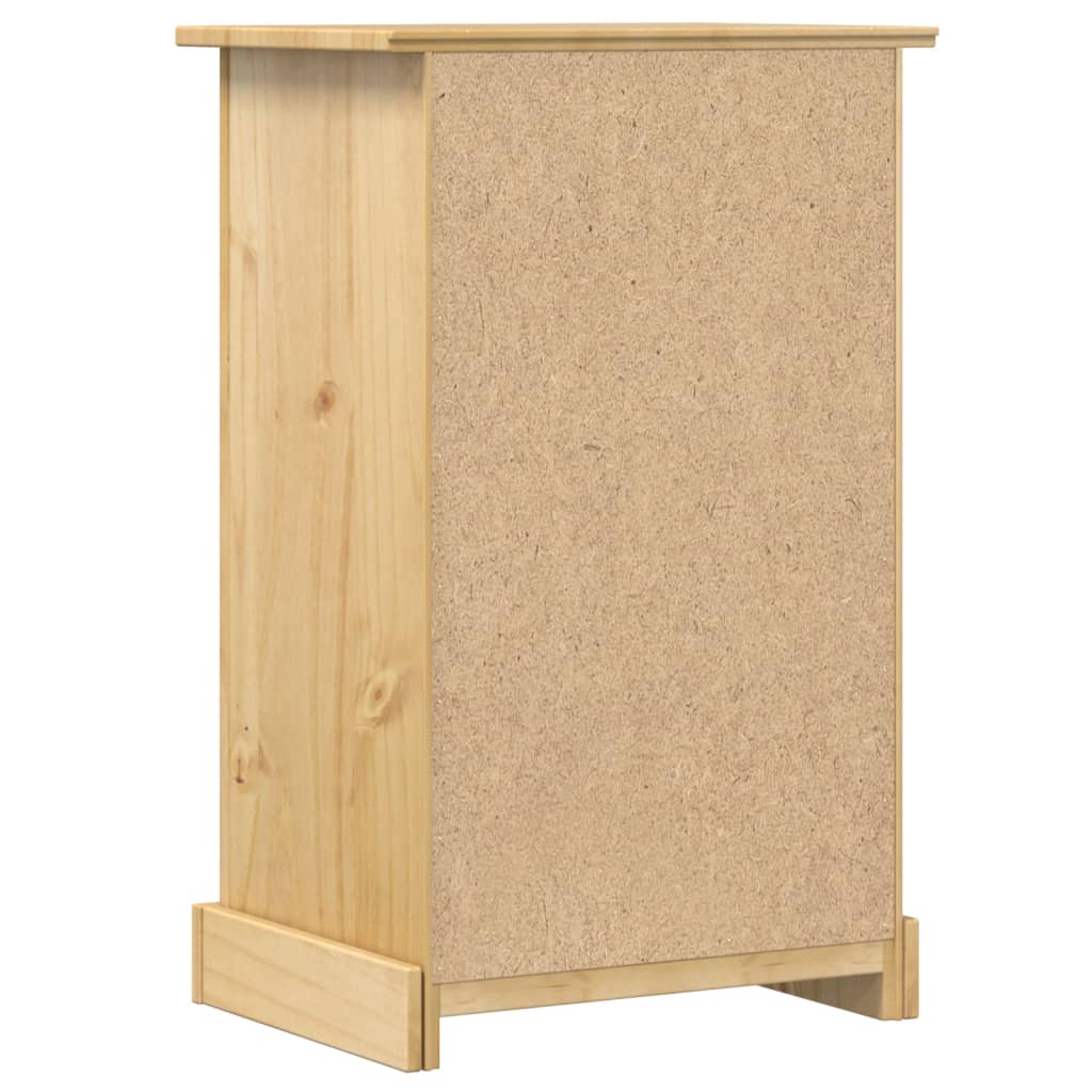 vidaXL Noptieră Corona, 53x39x84 cm, lemn masiv de pin vidaXL Noptieră Corona, 53x39x84 cm, lemn masiv de pin