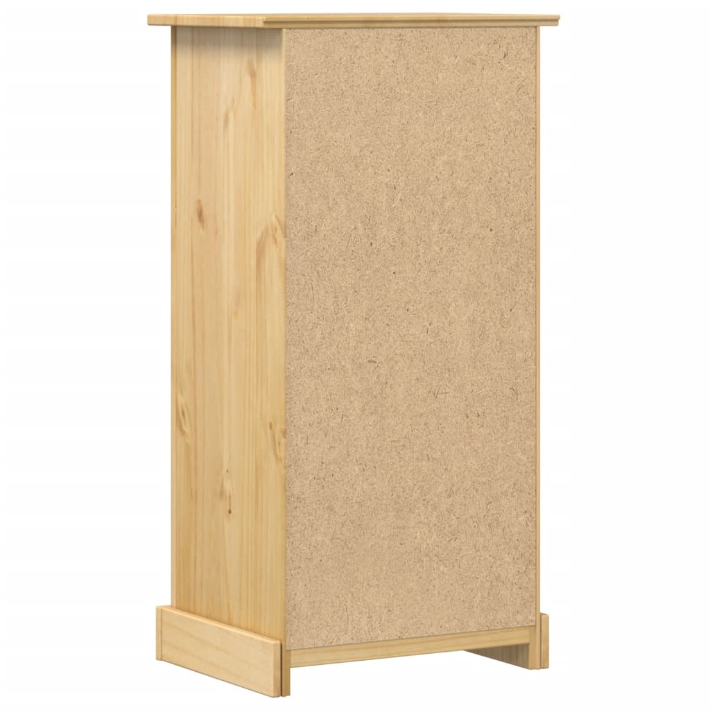vidaXL Noptieră Corona, 53x39x103 cm, lemn masiv de pin vidaXL Noptieră Corona, 53x39x103 cm, lemn masiv de pin
