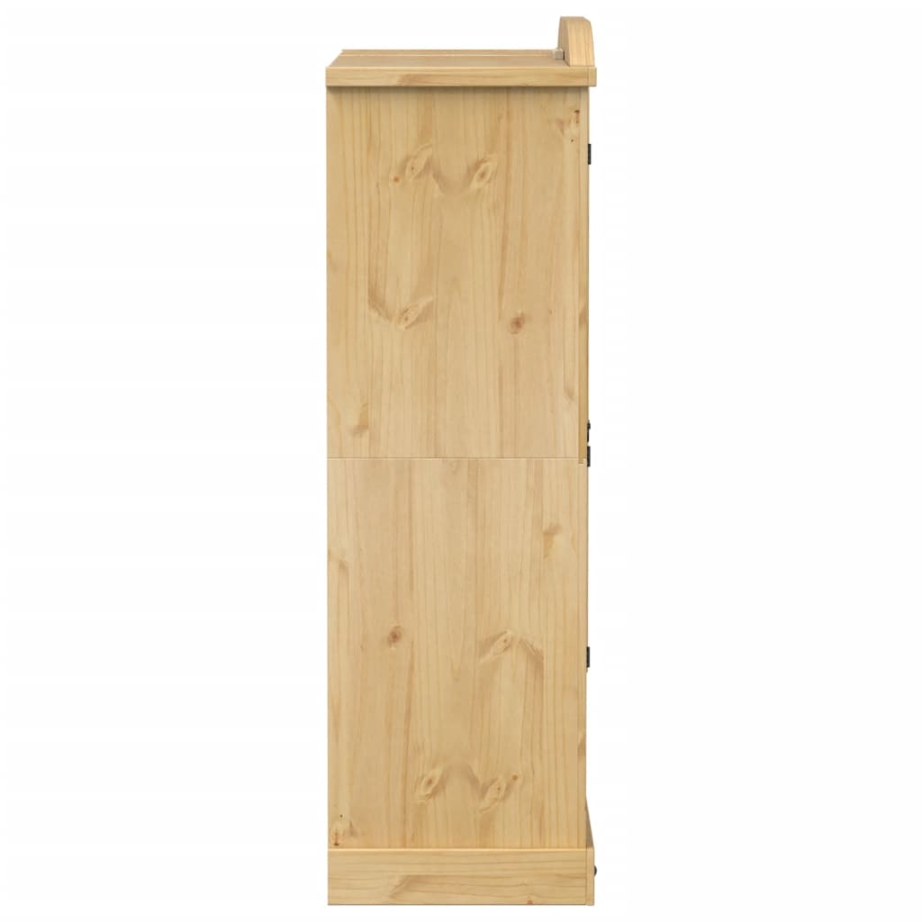 vidaXL Șifonier Corona, 151,5x52x170 cm, lemn masiv de pin vidaXL Șifonier Corona, 151,5x52x170 cm, lemn masiv de pin
