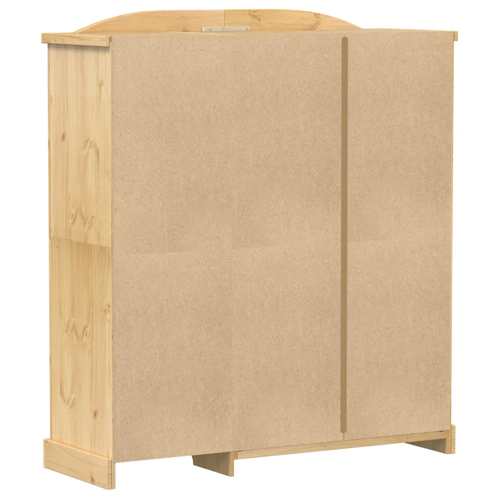 vidaXL Șifonier Corona, 151,5x52x170 cm, lemn masiv de pin vidaXL Șifonier Corona, 151,5x52x170 cm, lemn masiv de pin