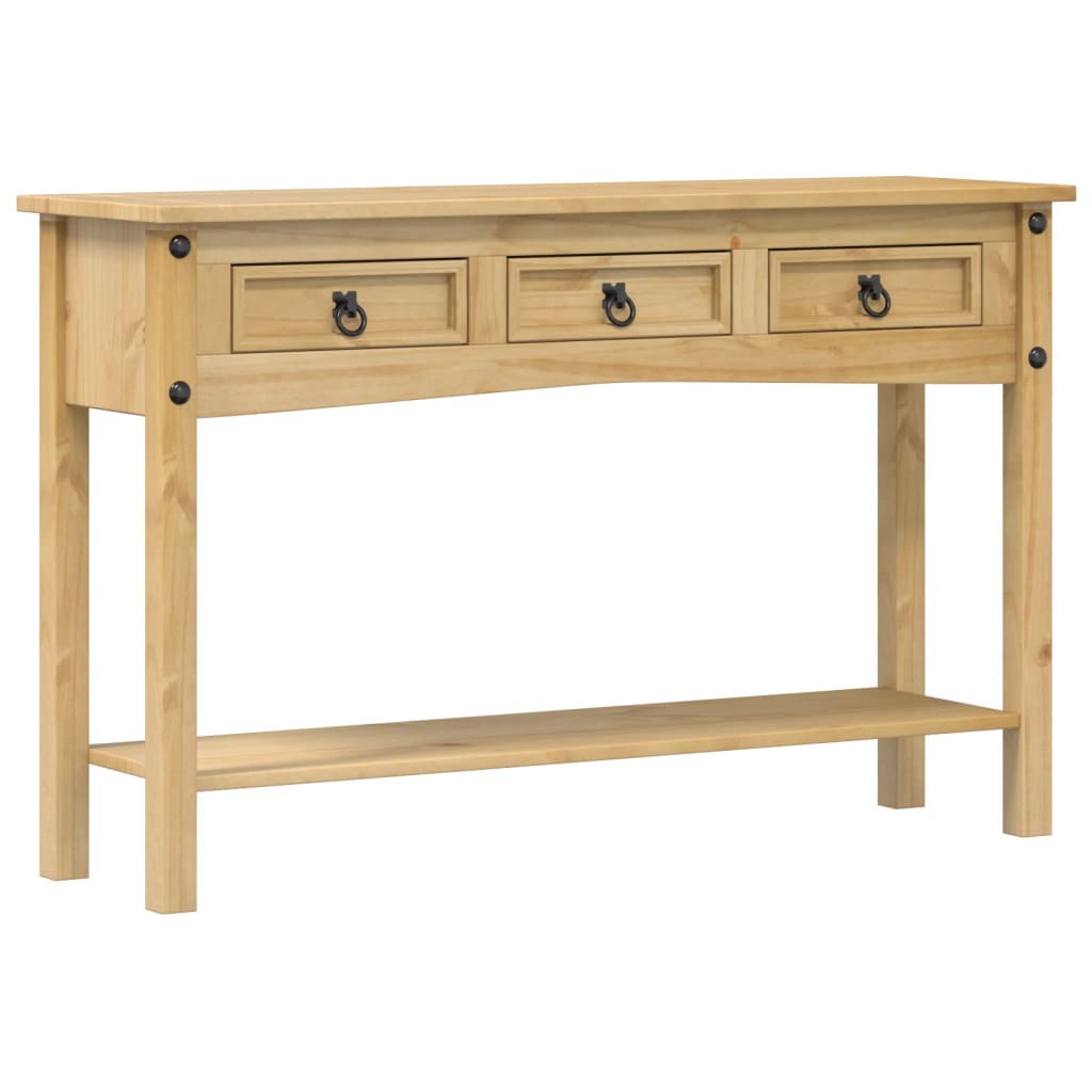 vidaXL Măsuță consolă Corona, 114x34,5x73 cm, lemn masiv de pin vidaXL Măsuță consolă Corona, 114x34,5x73 cm, lemn masiv de pin