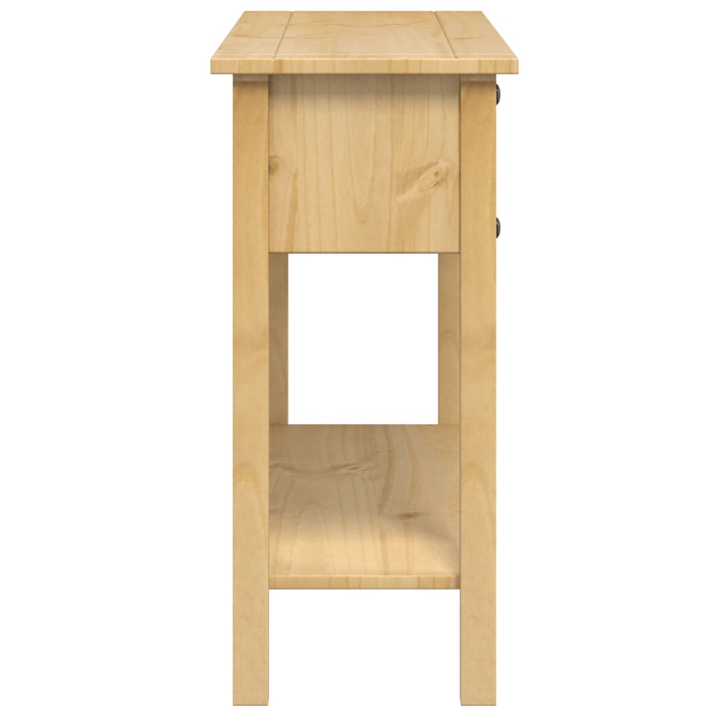 vidaXL Măsuță consolă Corona, 114x34,5x73 cm, lemn masiv de pin vidaXL Măsuță consolă Corona, 114x34,5x73 cm, lemn masiv de pin