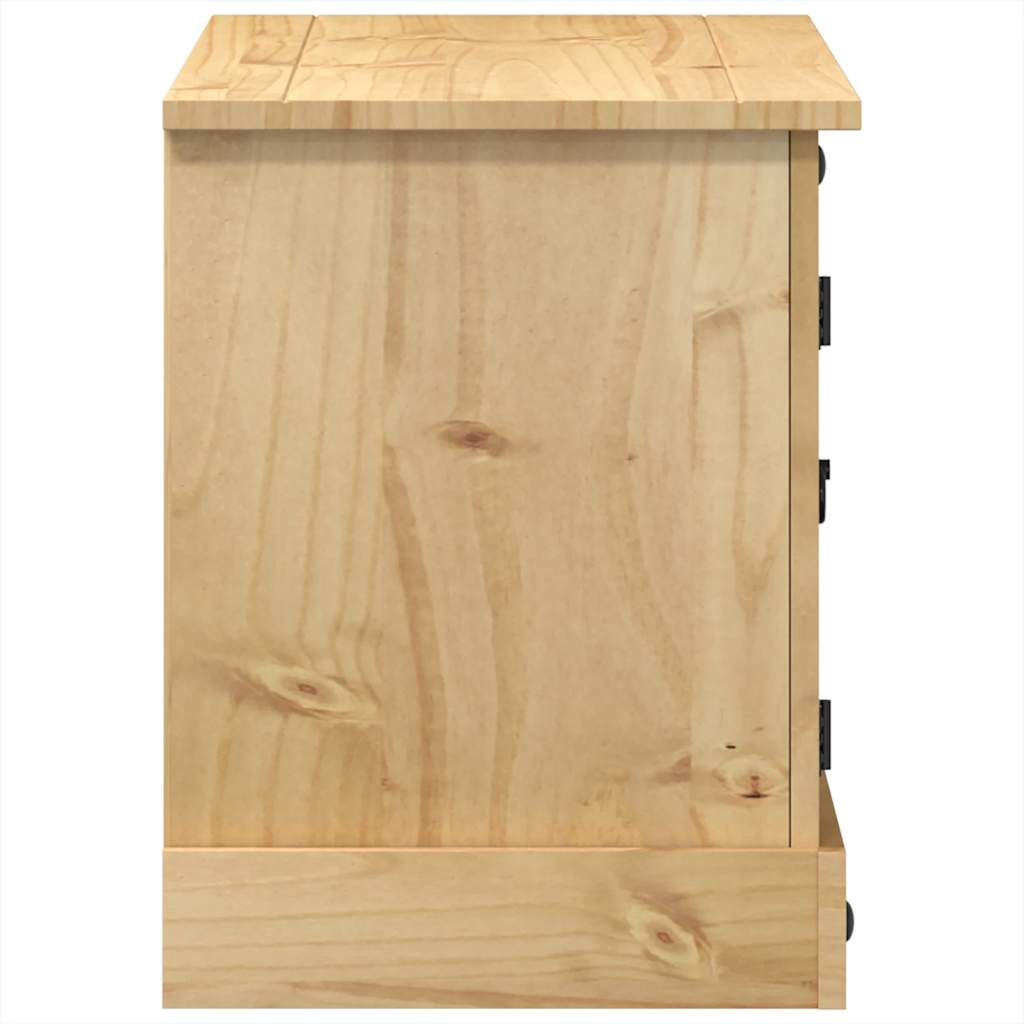 vidaXL Dulap TV „Corona”, 100x40x52 cm, lemn masiv de pin vidaXL Dulap TV „Corona”, 100x40x52 cm, lemn masiv de pin