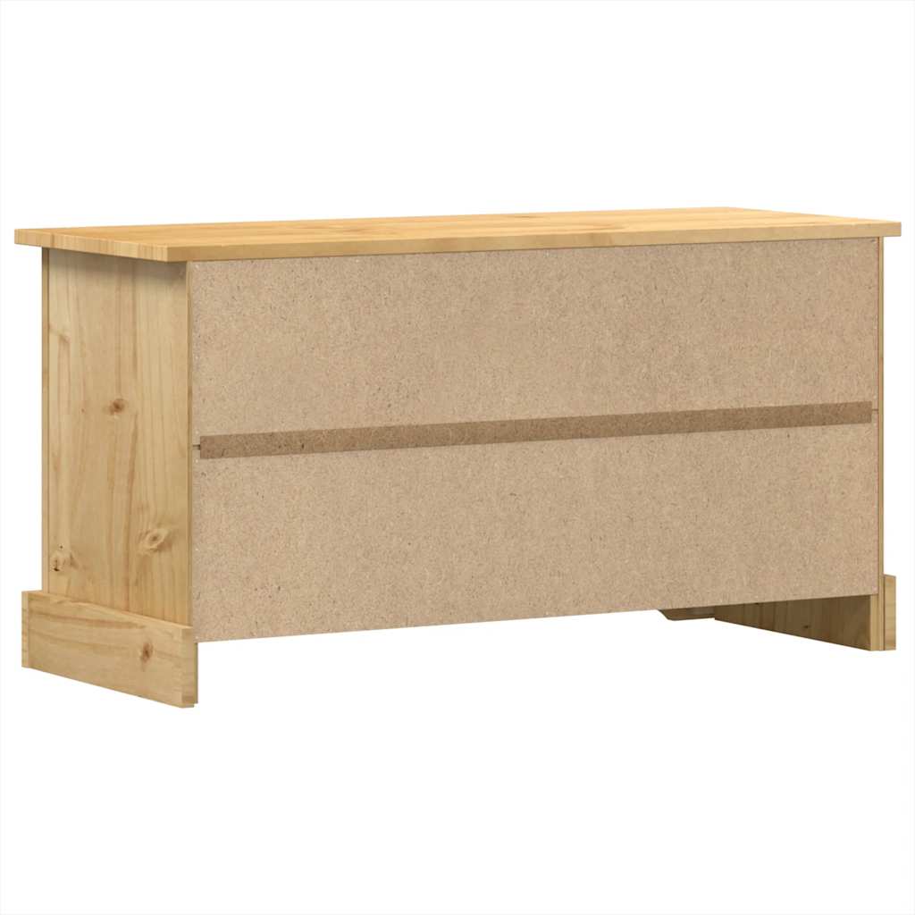 vidaXL Dulap TV „Corona”, 100x40x52 cm, lemn masiv de pin vidaXL Dulap TV „Corona”, 100x40x52 cm, lemn masiv de pin