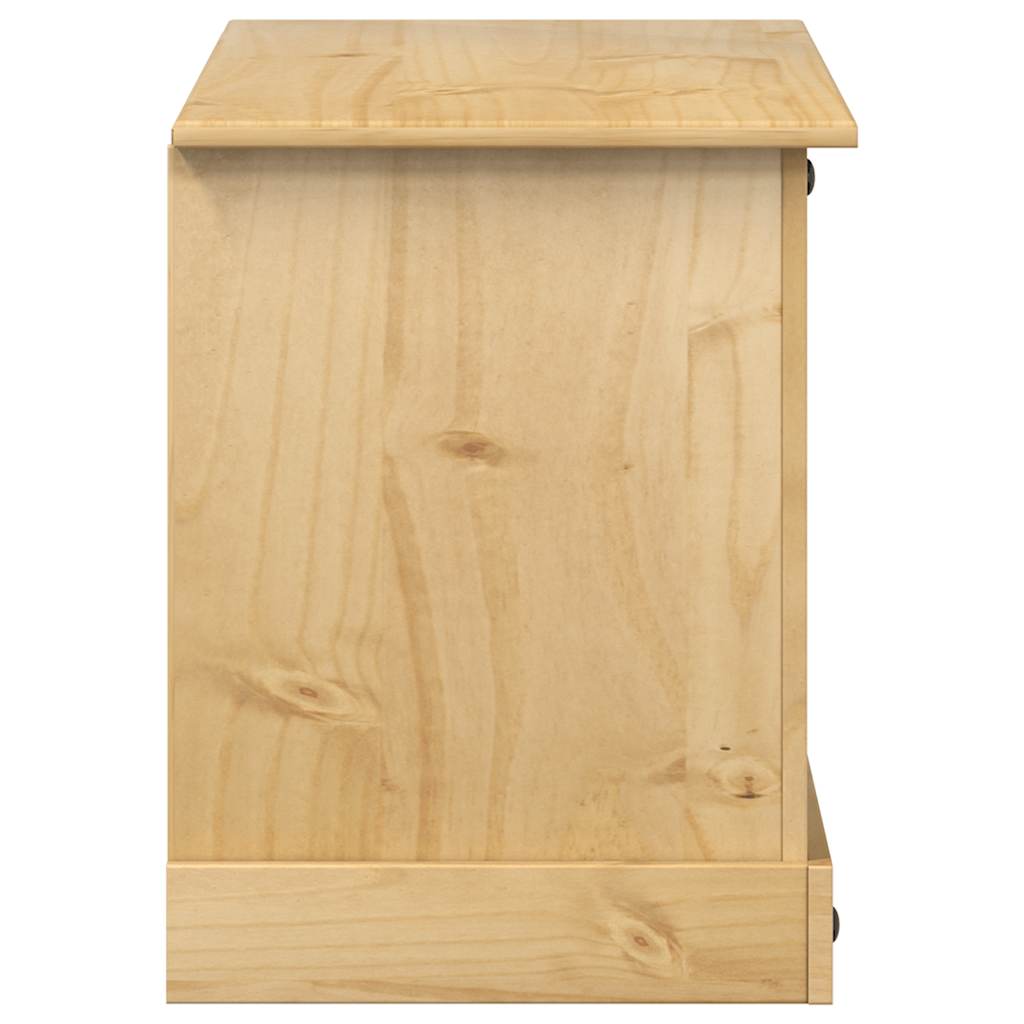 vidaXL Dulap TV „Corona”, 100x45x58 cm, lemn masiv de pin vidaXL Dulap TV „Corona”, 100x45x58 cm, lemn masiv de pin