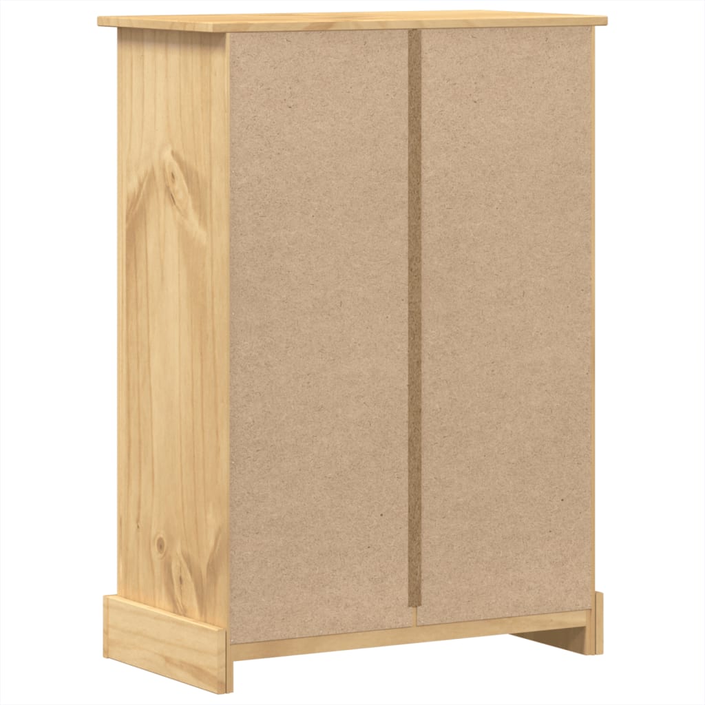 vidaXL Dulap cu sertare „Corona”, 80x43x114 cm, lemn masiv de pin vidaXL Dulap cu sertare „Corona”, 80x43x114 cm, lemn masiv de pin