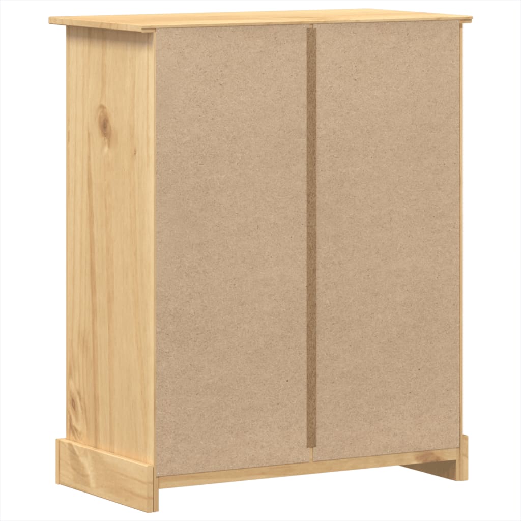 vidaXL Dulap cu sertare „Corona”, 92x48x120 cm, lemn masiv de pin vidaXL Dulap cu sertare „Corona”, 92x48x120 cm, lemn masiv de pin