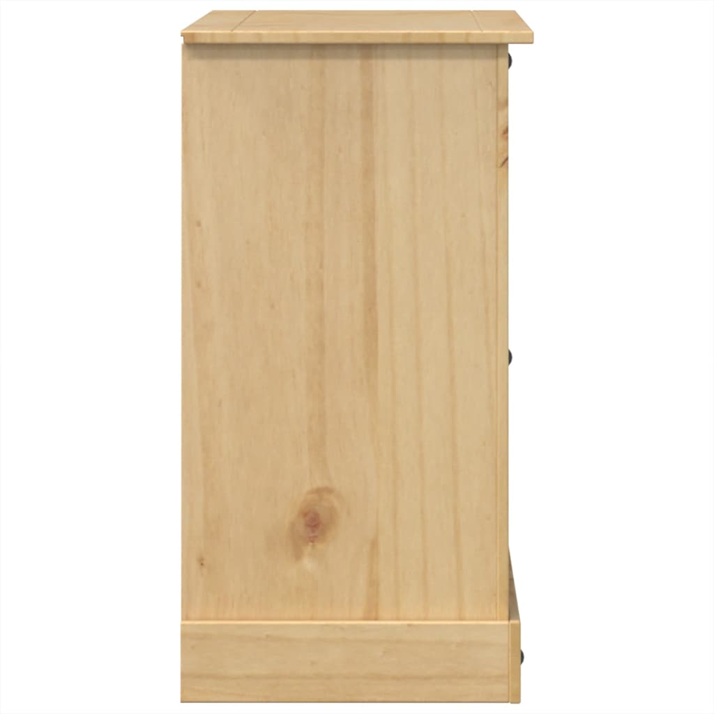 vidaXL Dulap cu sertare „Corona”, 112x48x91 cm, lemn masiv de pin vidaXL Dulap cu sertare „Corona”, 112x48x91 cm, lemn masiv de pin