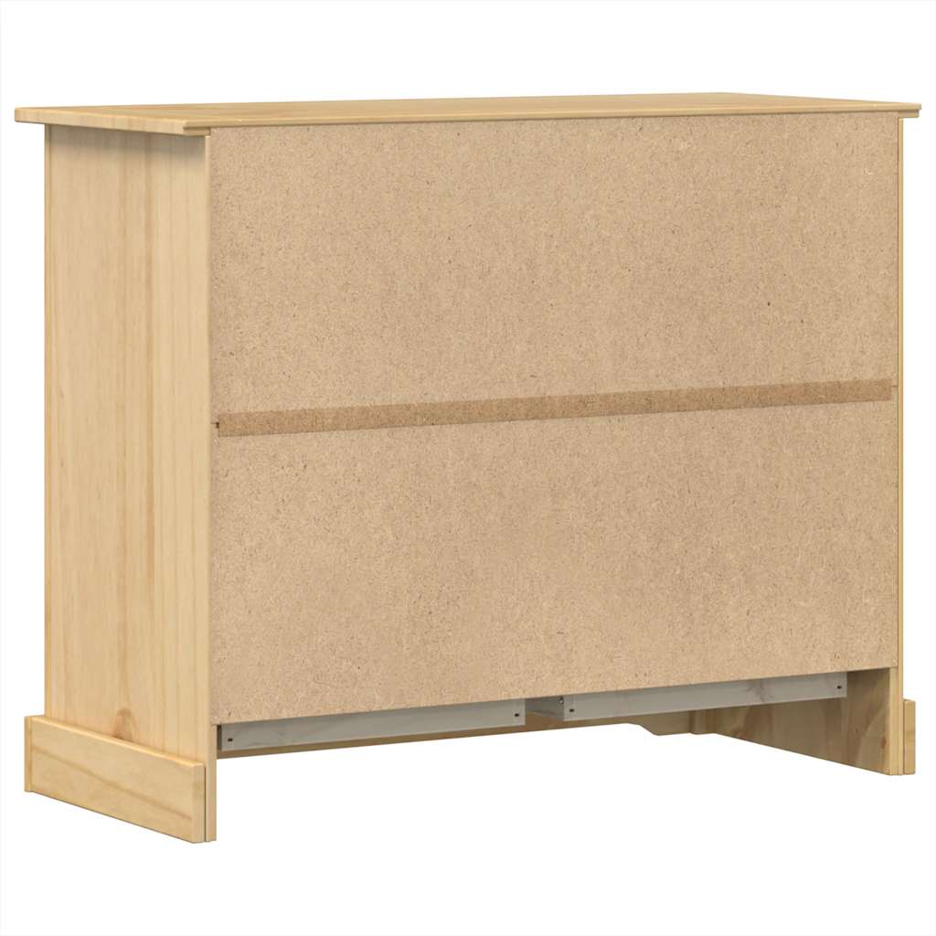 vidaXL Dulap cu sertare „Corona”, 101x45x82 cm, lemn masiv de pin vidaXL Dulap cu sertare „Corona”, 101x45x82 cm, lemn masiv de pin