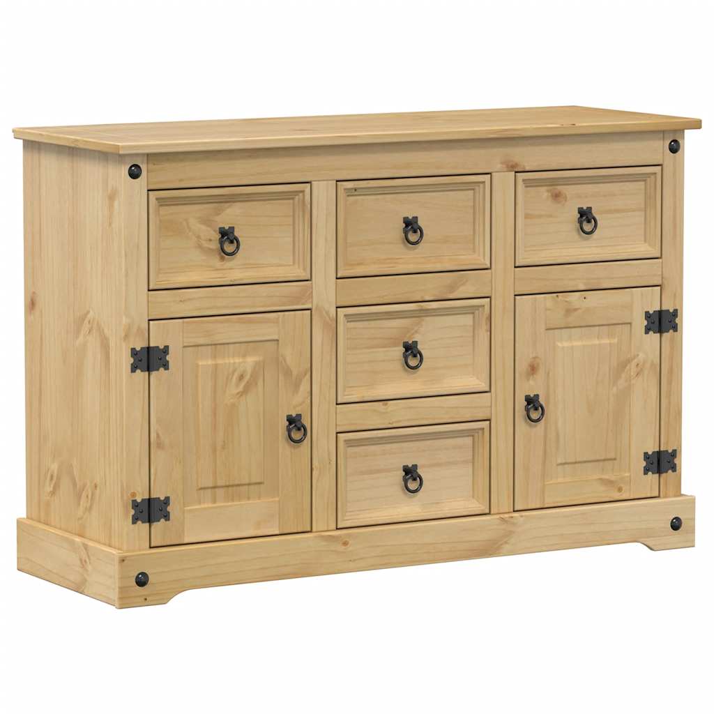 vidaXL Dulap „Corona”, 112x40x75 cm, lemn masiv de pin