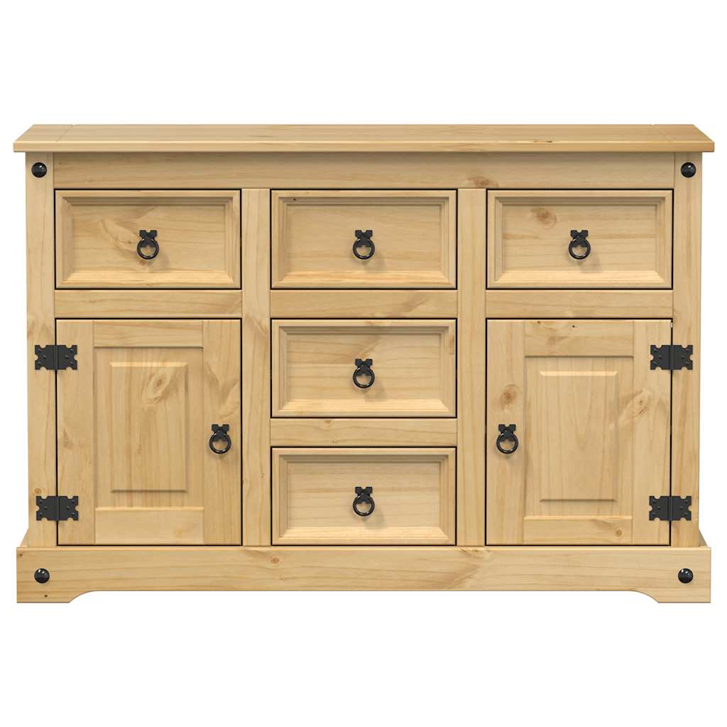 vidaXL Dulap „Corona”, 112x40x75 cm, lemn masiv de pin
