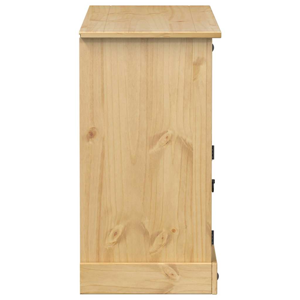 vidaXL Dulap „Corona”, 112x40x75 cm, lemn masiv de pin