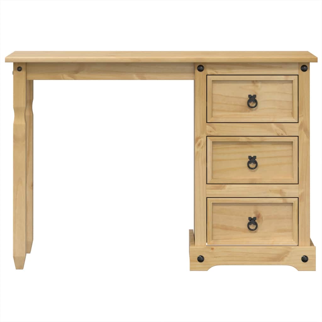 vidaXL Masă de toaletă "Corona", 110x47x75 cm, lemn masiv de pin vidaXL Masă de toaletă "Corona", 110x47x75 cm, lemn masiv de pin