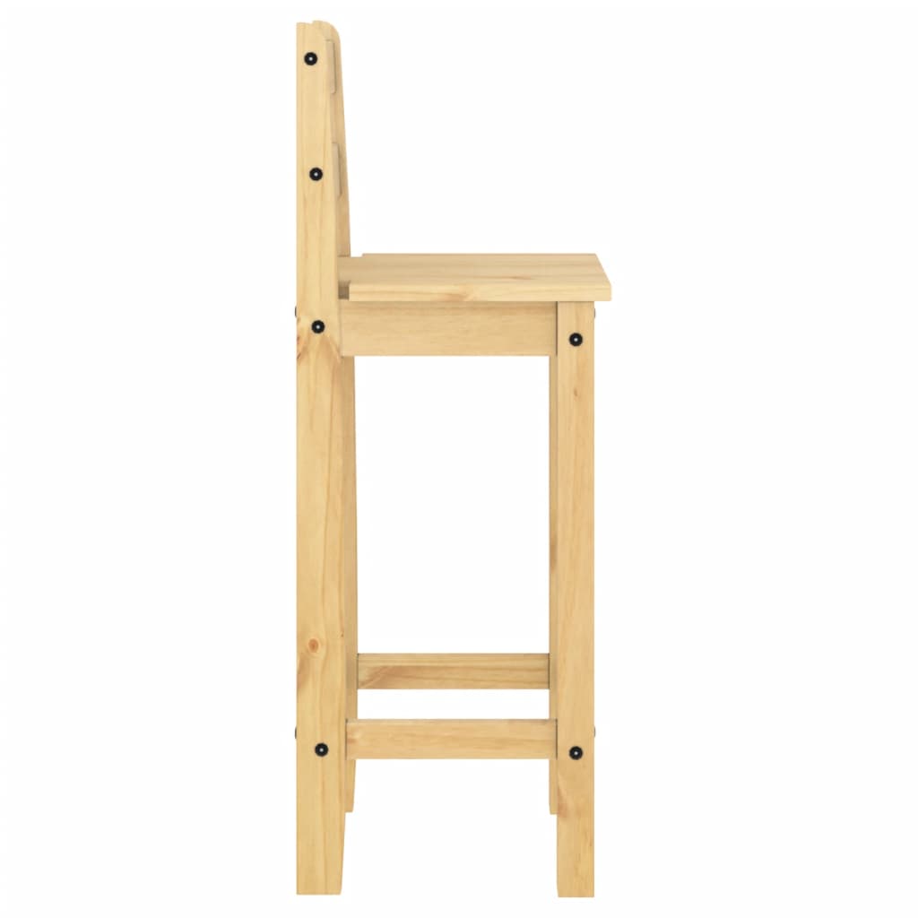 vidaXL Set mobilier de bar, 3 piese, lemn masiv de pin vidaXL Set mobilier de bar, 3 piese, lemn masiv de pin