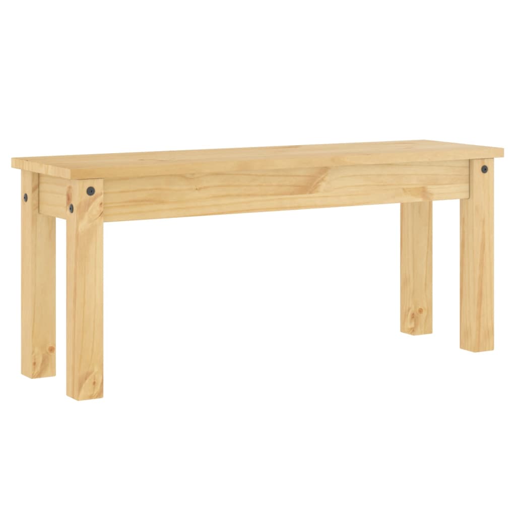 vidaXL Banchetă de bucătărie „Panama”, 105x30x45 cm, lemn masiv pin vidaXL Banchetă de bucătărie „Panama”, 105x30x45 cm, lemn masiv pin
