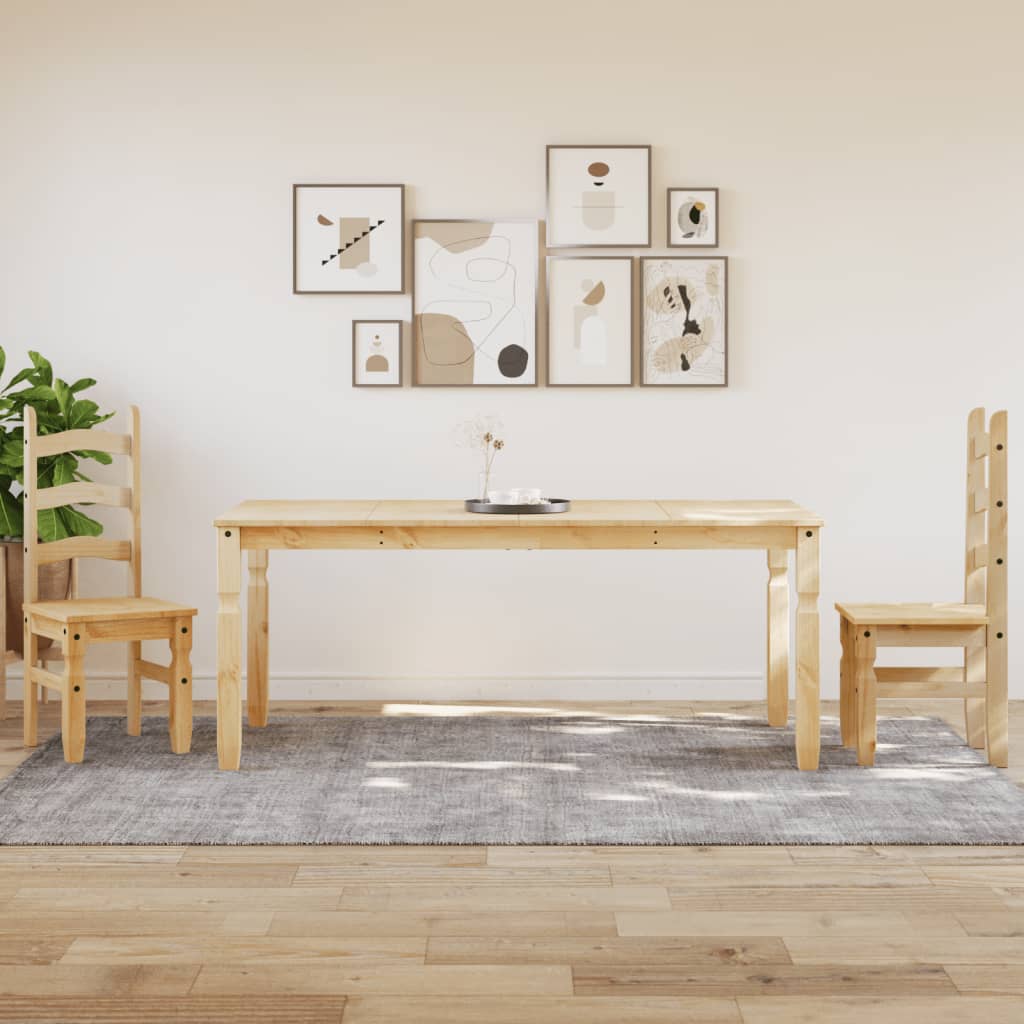 vidaXL Masă de sufragerie "Corona", 180x90x75 cm, lemn masiv de pin
