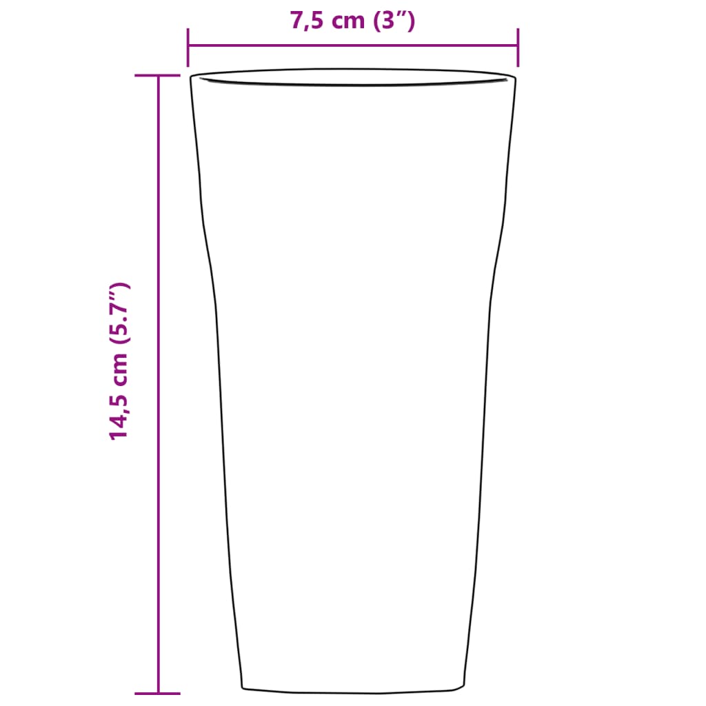 vidaXL Pahare de bere, 6 buc., 310 ml vidaXL Pahare de bere, 6 buc., 310 ml
