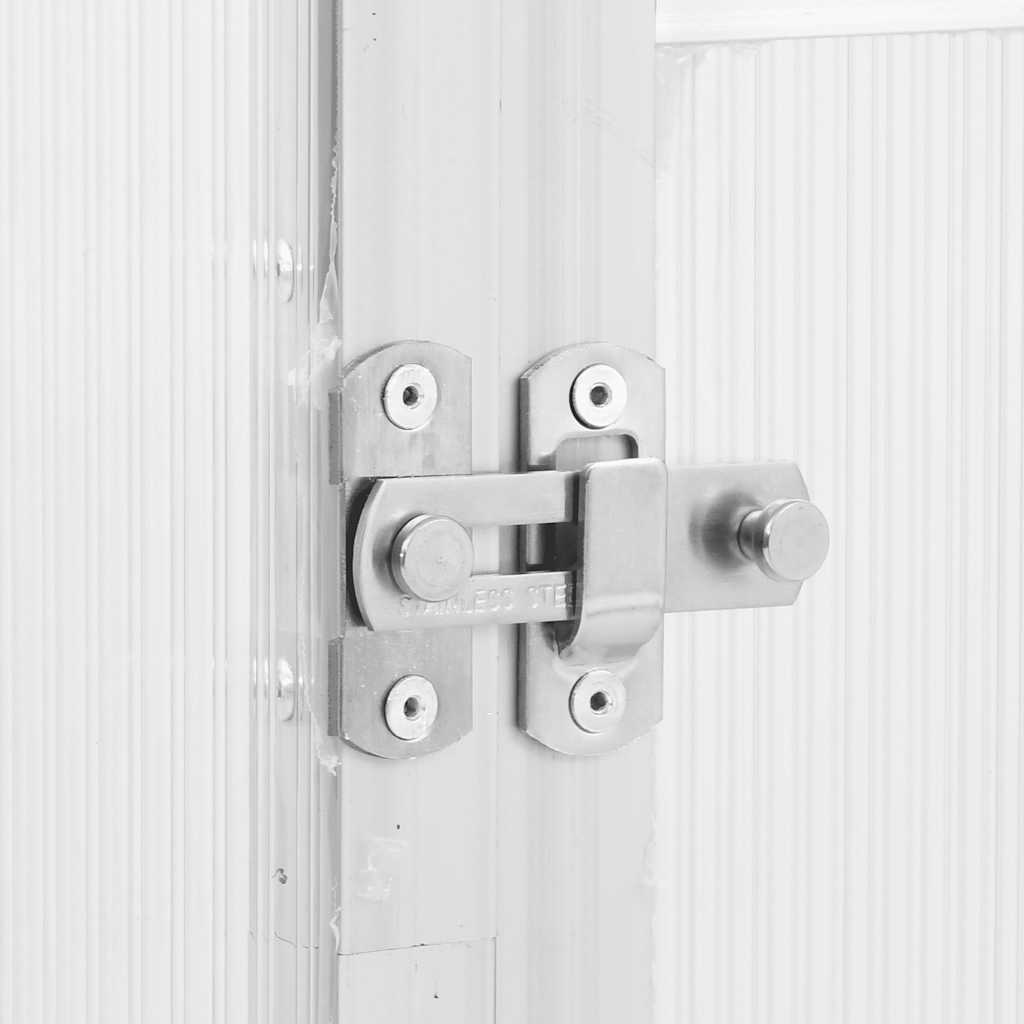 vidaXL Sere cu cadru de bază, argintiu, 169x58x195 cm, aluminiu