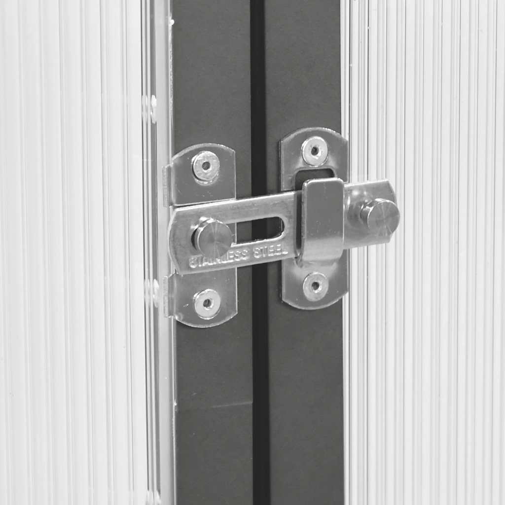 vidaXL Sere cu cadru de bază, antracit, 169x58x195 cm, aluminiu