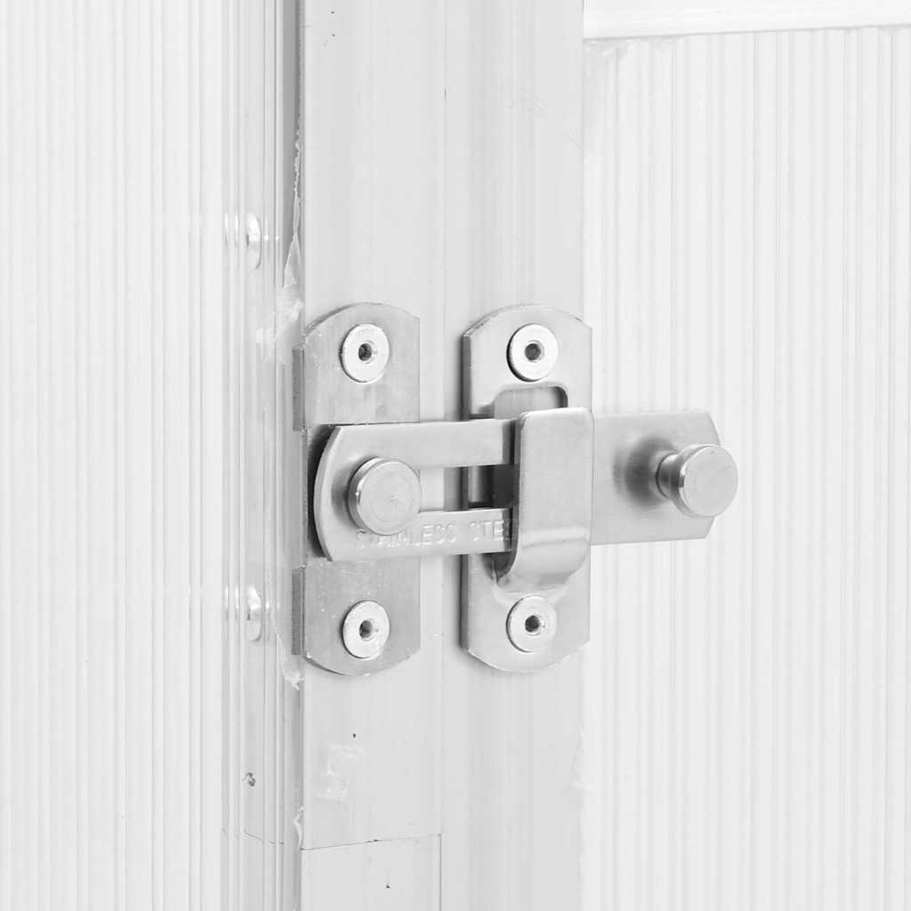 vidaXL Sere cu cadru de bază, argintiu, 169x58x202 cm, aluminiu