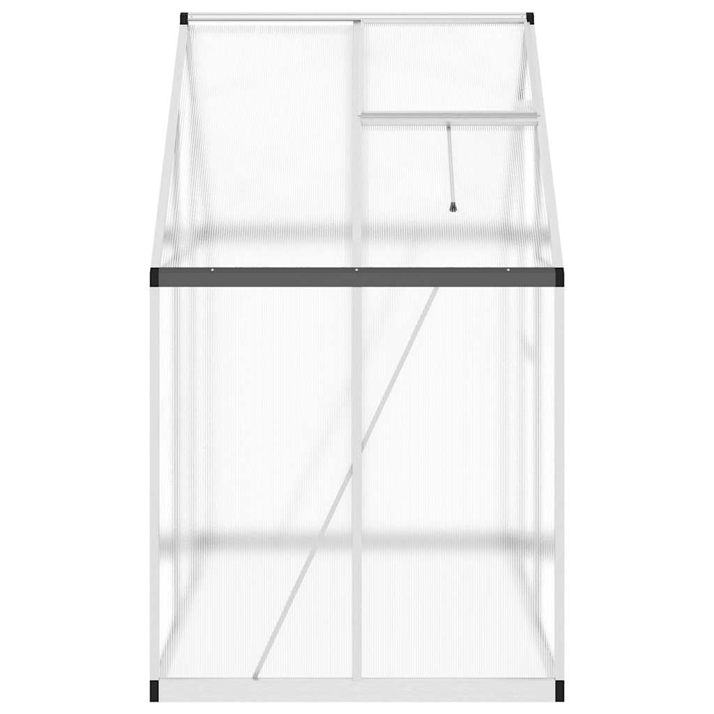 vidaXL Sere cu cadru de bază, argintiu, 169x114x195 cm, aluminiu vidaXL Sere cu cadru de bază, argintiu, 169x114x195 cm, aluminiu