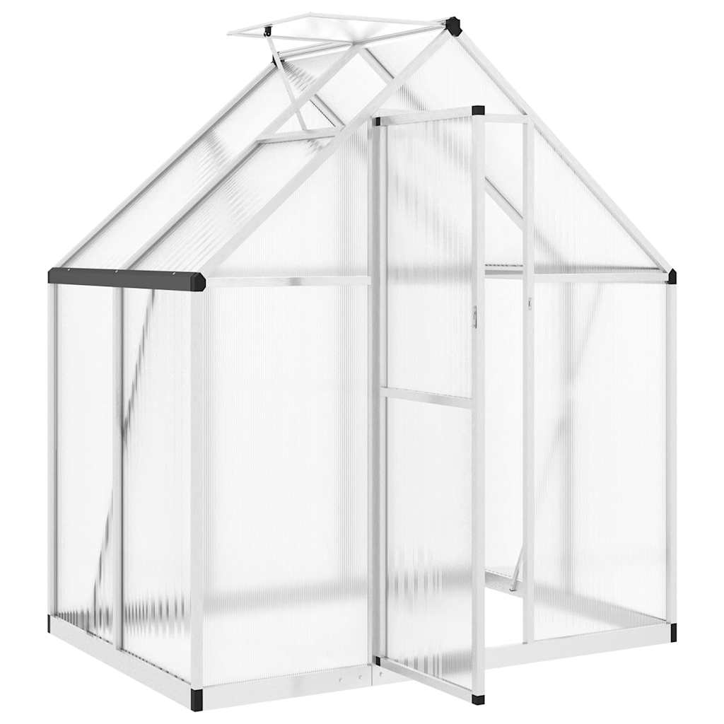 vidaXL Sere cu cadru de bază, argintiu, 169x114x195 cm, aluminiu vidaXL Sere cu cadru de bază, argintiu, 169x114x195 cm, aluminiu