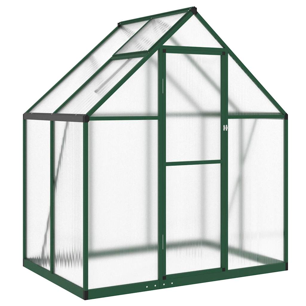 vidaXL Sere cu cadru de bază, verde, 169x114x195 cm, aluminiu vidaXL Sere cu cadru de bază, verde, 169x114x195 cm, aluminiu