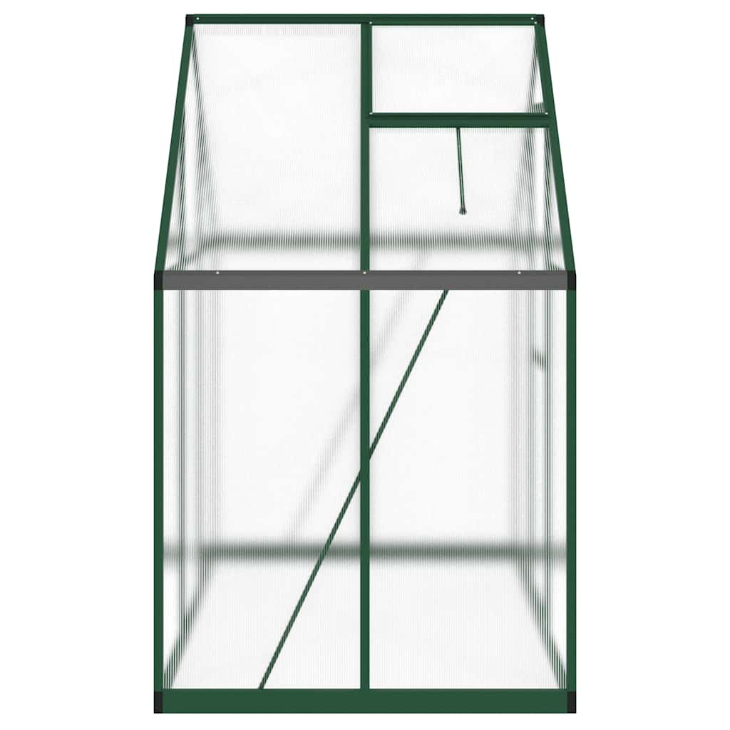vidaXL Sere cu cadru de bază, verde, 169x114x195 cm, aluminiu vidaXL Sere cu cadru de bază, verde, 169x114x195 cm, aluminiu