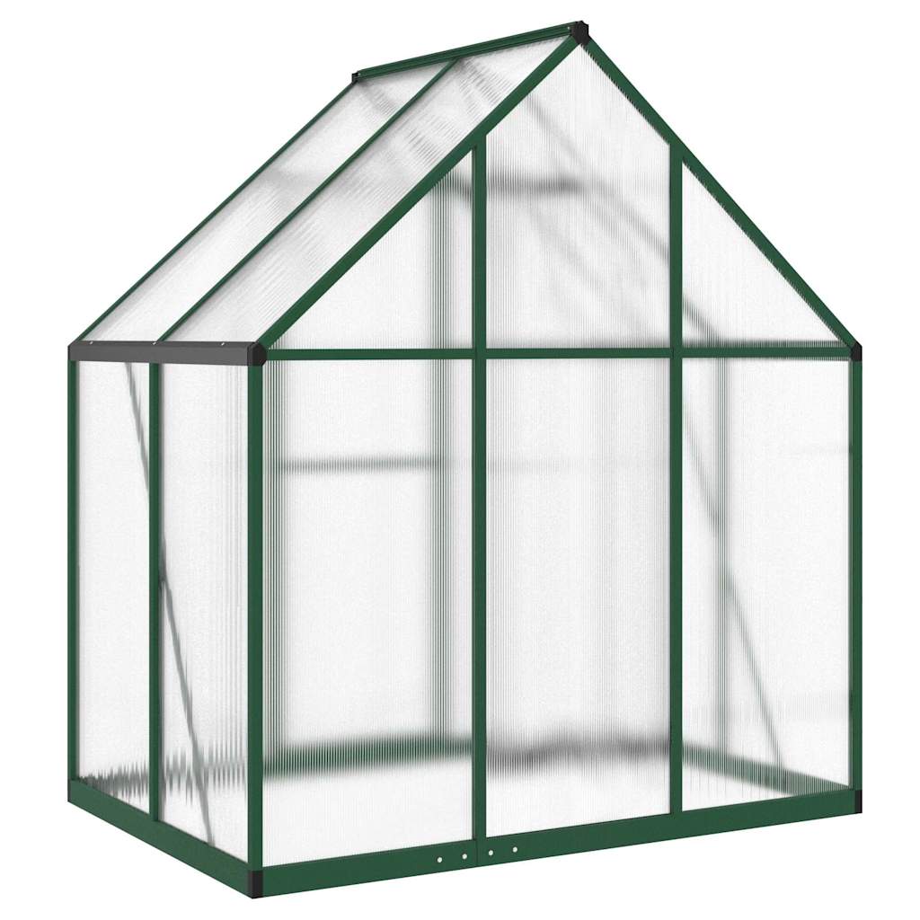 vidaXL Sere cu cadru de bază, verde, 169x114x195 cm, aluminiu vidaXL Sere cu cadru de bază, verde, 169x114x195 cm, aluminiu