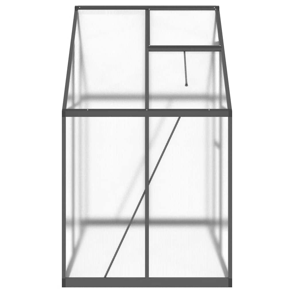 vidaXL Sere cu cadru de bază, antracit, 169x114x195 cm, aluminiu vidaXL Sere cu cadru de bază, antracit, 169x114x195 cm, aluminiu