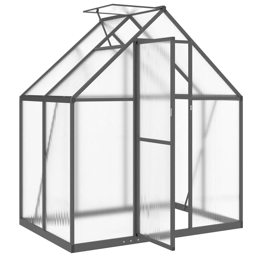 vidaXL Sere cu cadru de bază, antracit, 169x114x195 cm, aluminiu vidaXL Sere cu cadru de bază, antracit, 169x114x195 cm, aluminiu