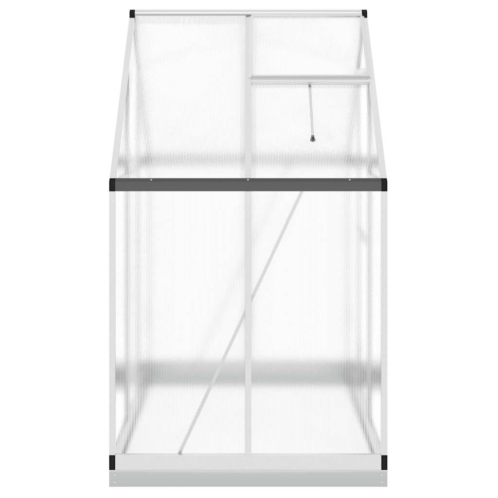 vidaXL Sere cu cadru de bază, argintiu, 169x114x202 cm, aluminiu vidaXL Sere cu cadru de bază, argintiu, 169x114x202 cm, aluminiu