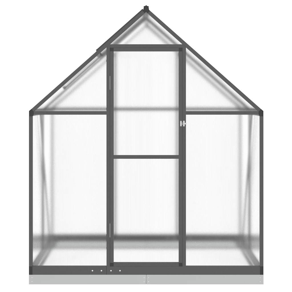 vidaXL Sere cu cadru de bază, antracit, 169x114x202 cm, aluminiu vidaXL Sere cu cadru de bază, antracit, 169x114x202 cm, aluminiu