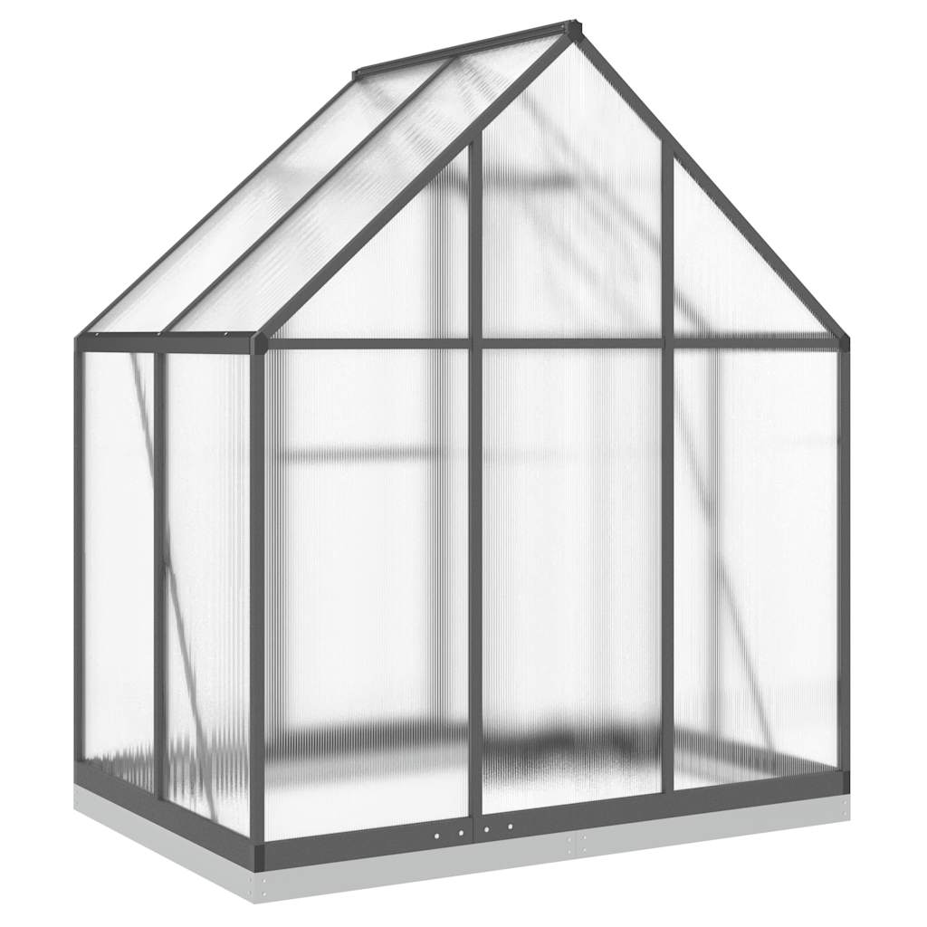 vidaXL Sere cu cadru de bază, antracit, 169x114x202 cm, aluminiu vidaXL Sere cu cadru de bază, antracit, 169x114x202 cm, aluminiu