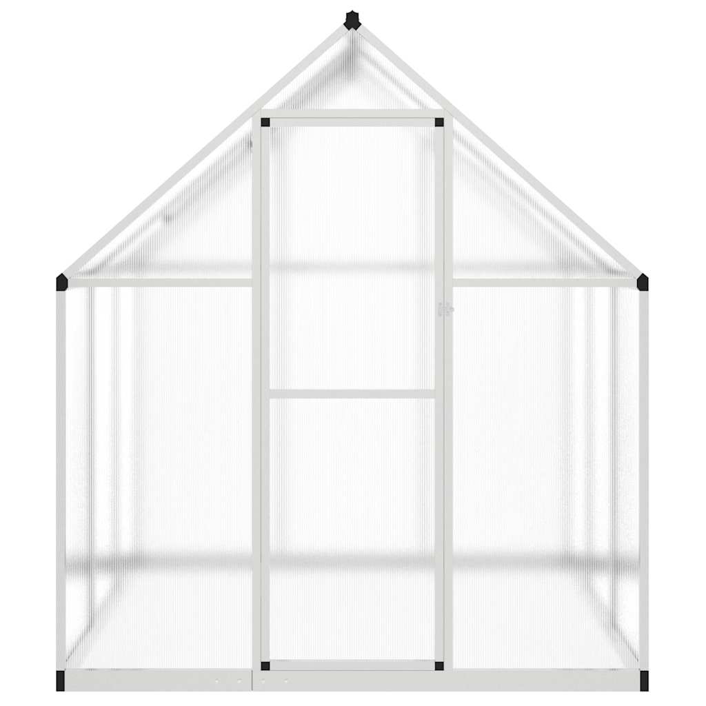 vidaXL Sere cu cadru de bază, argintiu, 169x169x195 cm, aluminiu