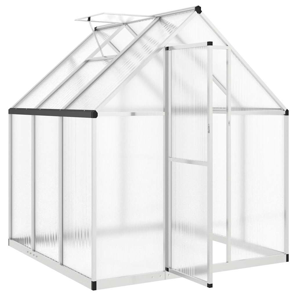 vidaXL Sere cu cadru de bază, argintiu, 169x169x195 cm, aluminiu