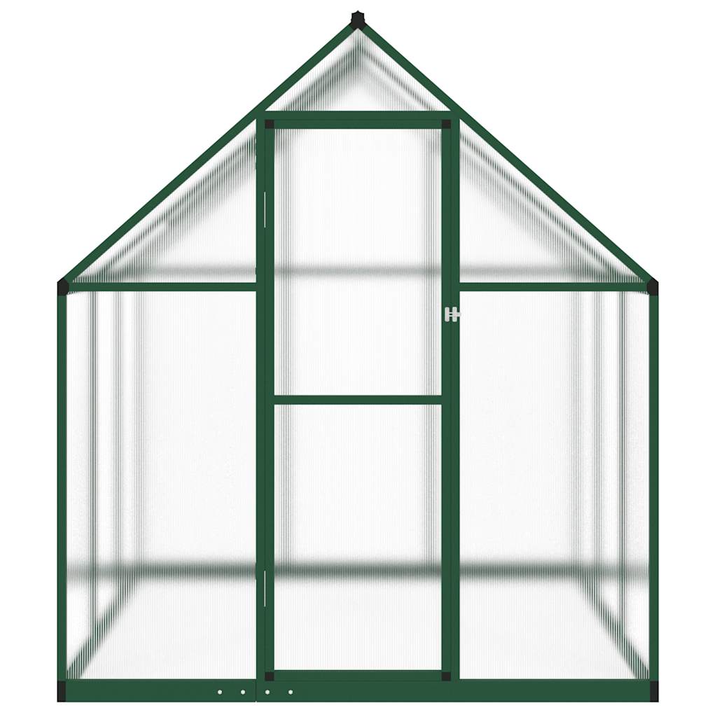vidaXL Sere cu cadru de bază, verde, 169x169x195 cm, aluminiu