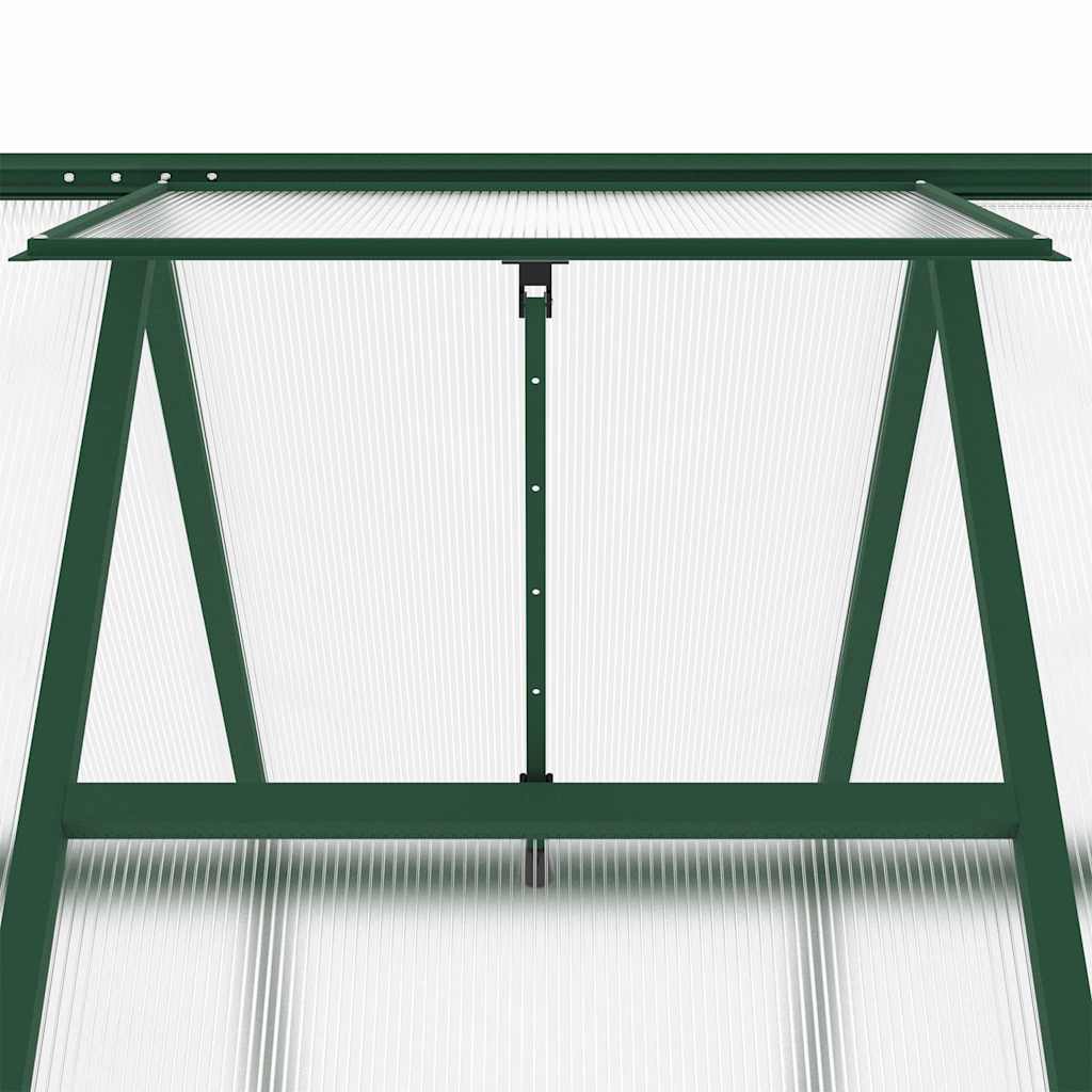 vidaXL Sere cu cadru de bază, verde, 169x169x195 cm, aluminiu