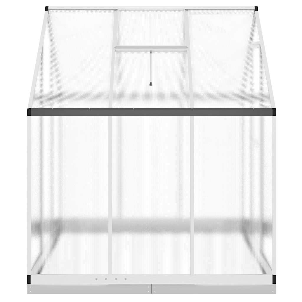 vidaXL Sere cu cadru de bază, argintiu, 169x169x202 cm, aluminiu vidaXL Sere cu cadru de bază, argintiu, 169x169x202 cm, aluminiu